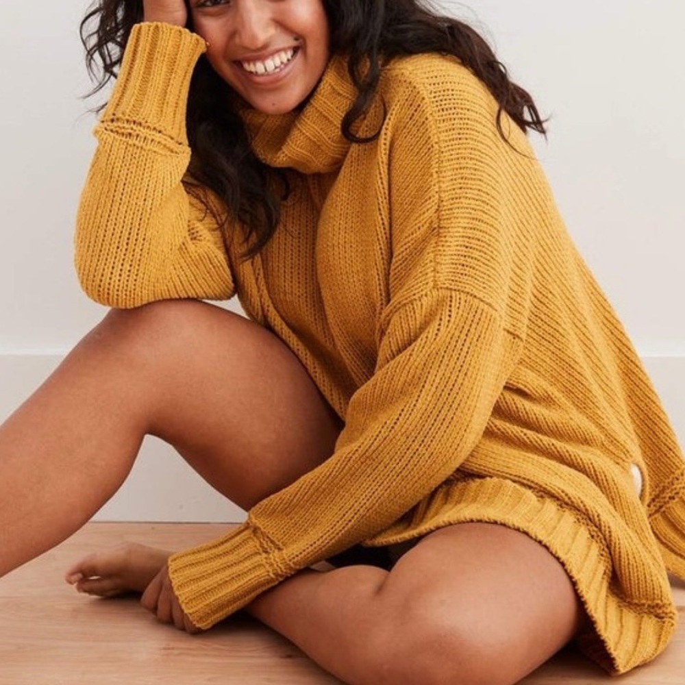 Aerie Oversized Turtleneck Sweater